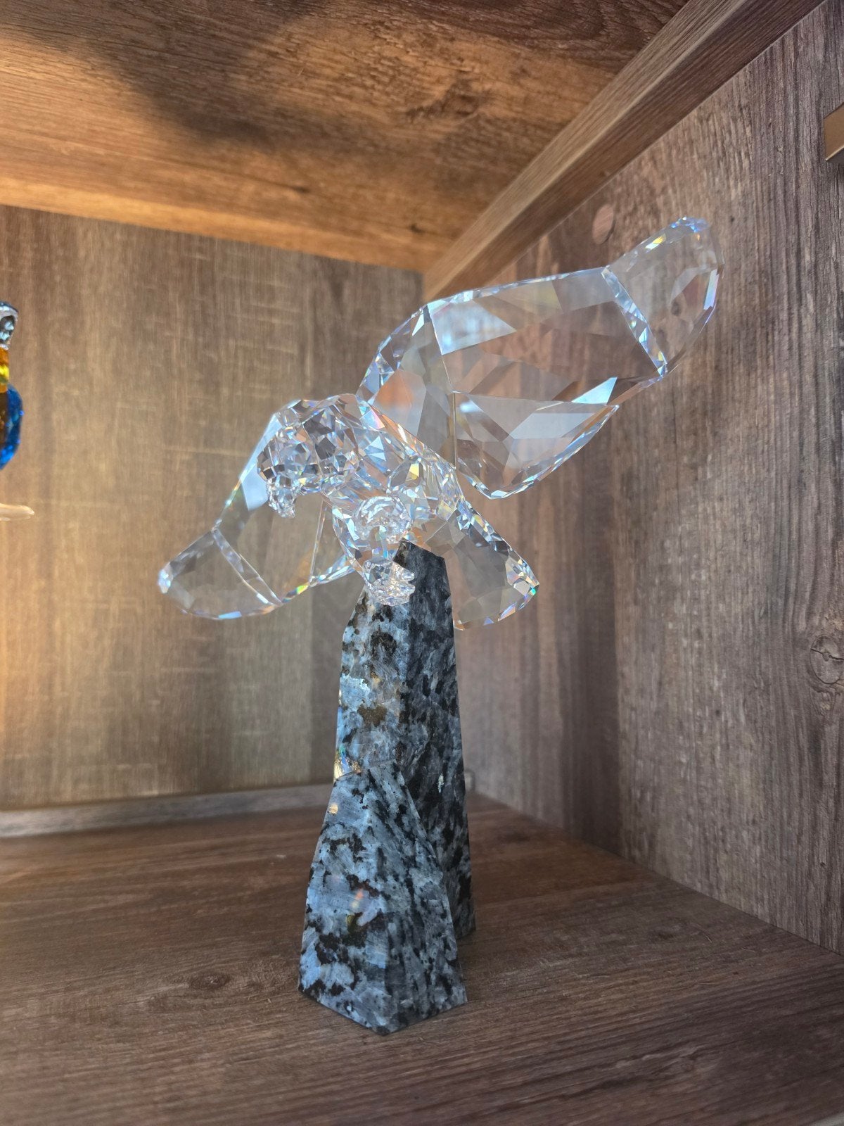 Swarovski Adelaar Soulmates Collectie op Granieten Sokkel, Ophalen of Verzenden, Zo goed als nieuw, Figuurtje