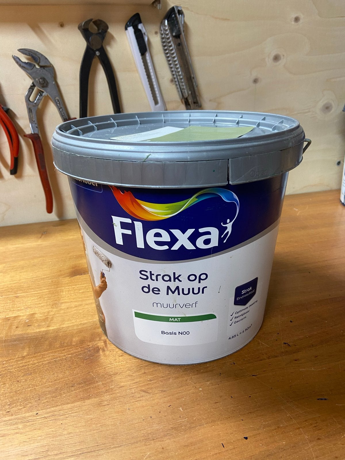 Flexa Strak op de Muur muurverf - Cryptisch (ca. 2 liter), Ophalen, Gebruikt, Verf, Minder dan 5 liter