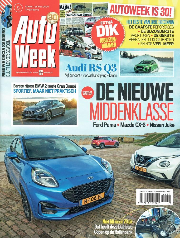 Autoweek 2020 nr. 8 (o.a. BMW X7 M50d & Mercedes GLS 400d), Verzenden, Gelezen, Algemeen