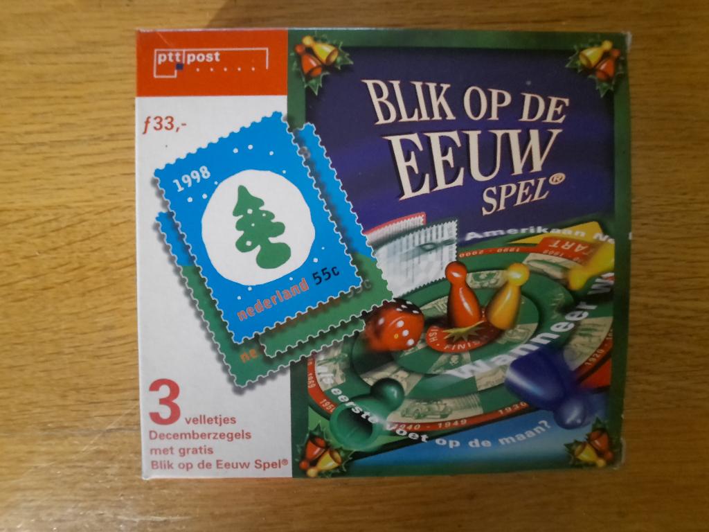 blik op de eeuw spel, zonder decemberzegels, Ophalen of Verzenden