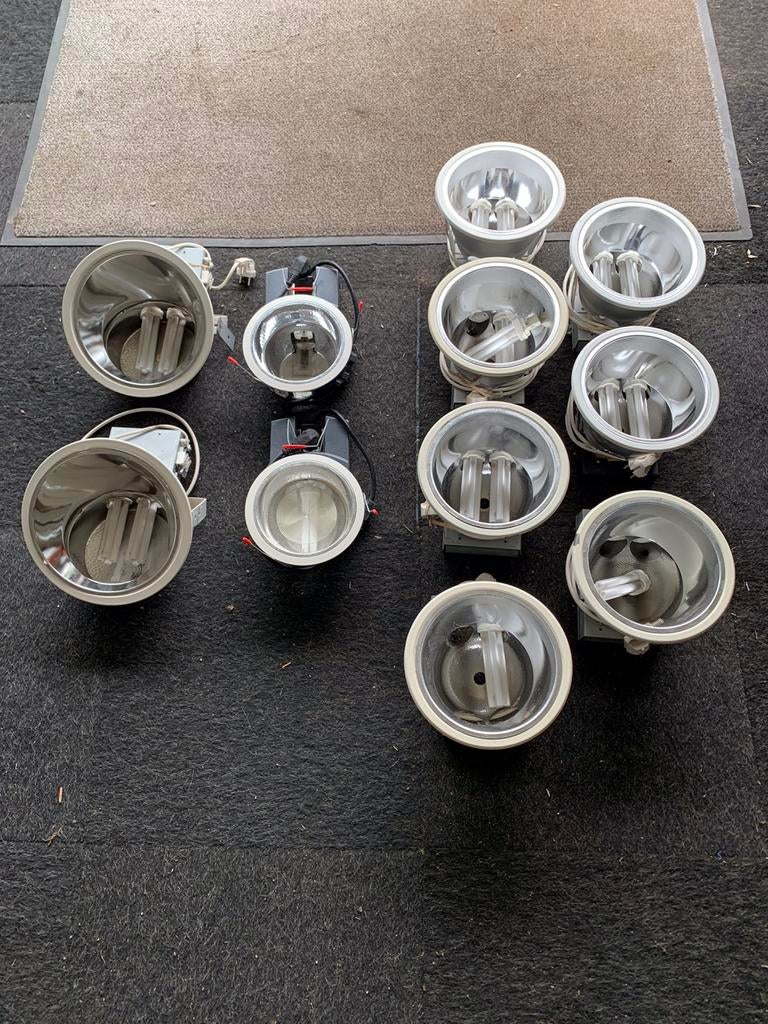 Lampen systeemplafond rond, Ophalen, Gebruikt, Metaal of Aluminium