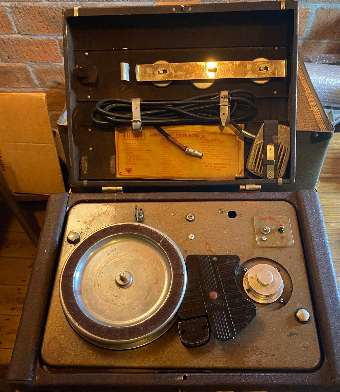 Wireway Draadrecorder & Grammofoon (1948), Ophalen of Verzenden, Bandrecorder