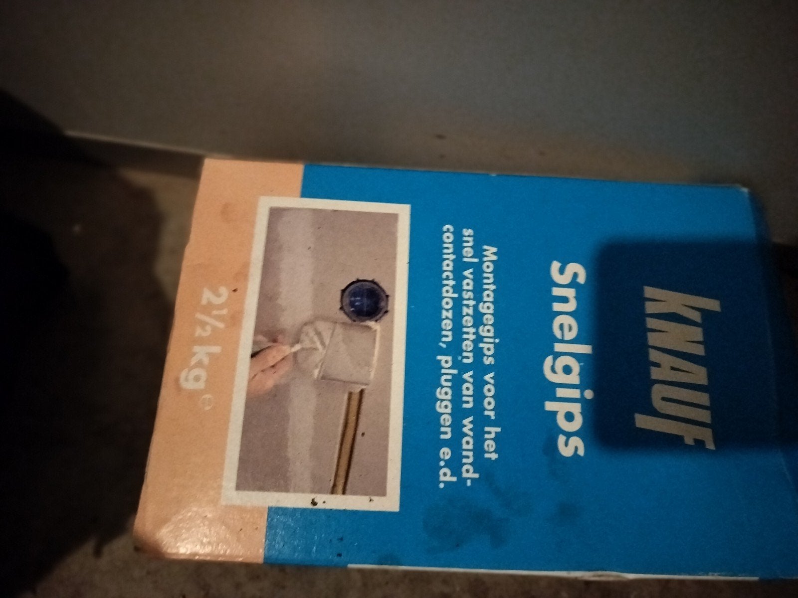 Knauf Snelgips 2,5 kg – Snelhardend Montagegips (Nieuw), Ophalen of Verzenden