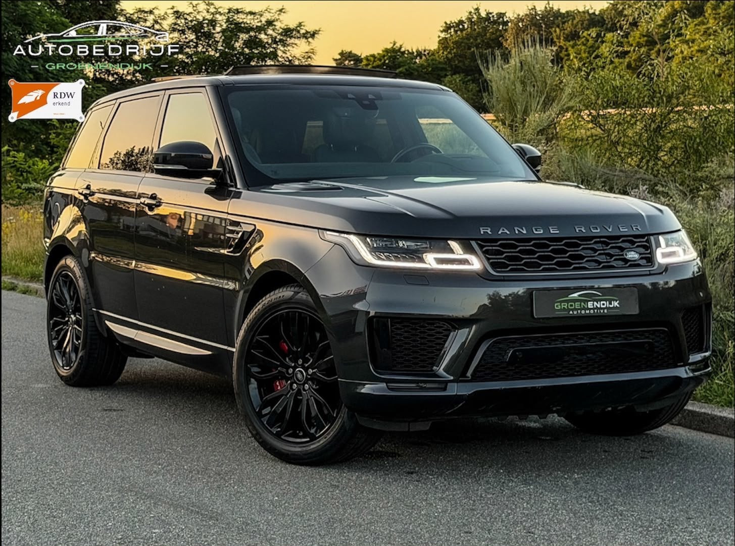 Land Rover Range Rover Sport 2.0 P400e HSE Dynamic PANO SIDE, Automaat, 404 pk, Gebruikt, Zwart