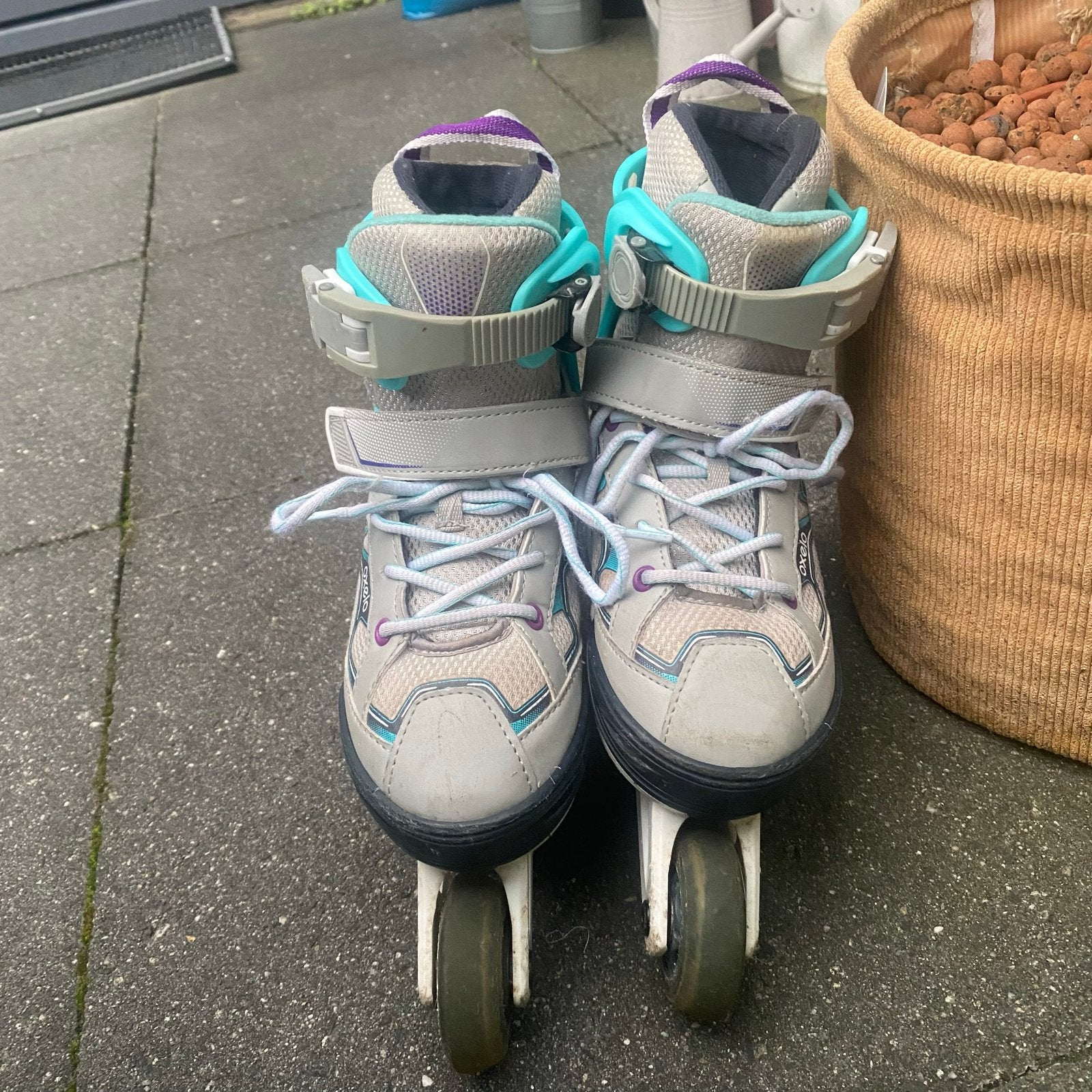 Verstelbare skeelers Decathlon - Maat 35-38, Sport en Fitness, Skeelers, Kinderen, Inline skates 4 wielen, Ophalen, Overige merken