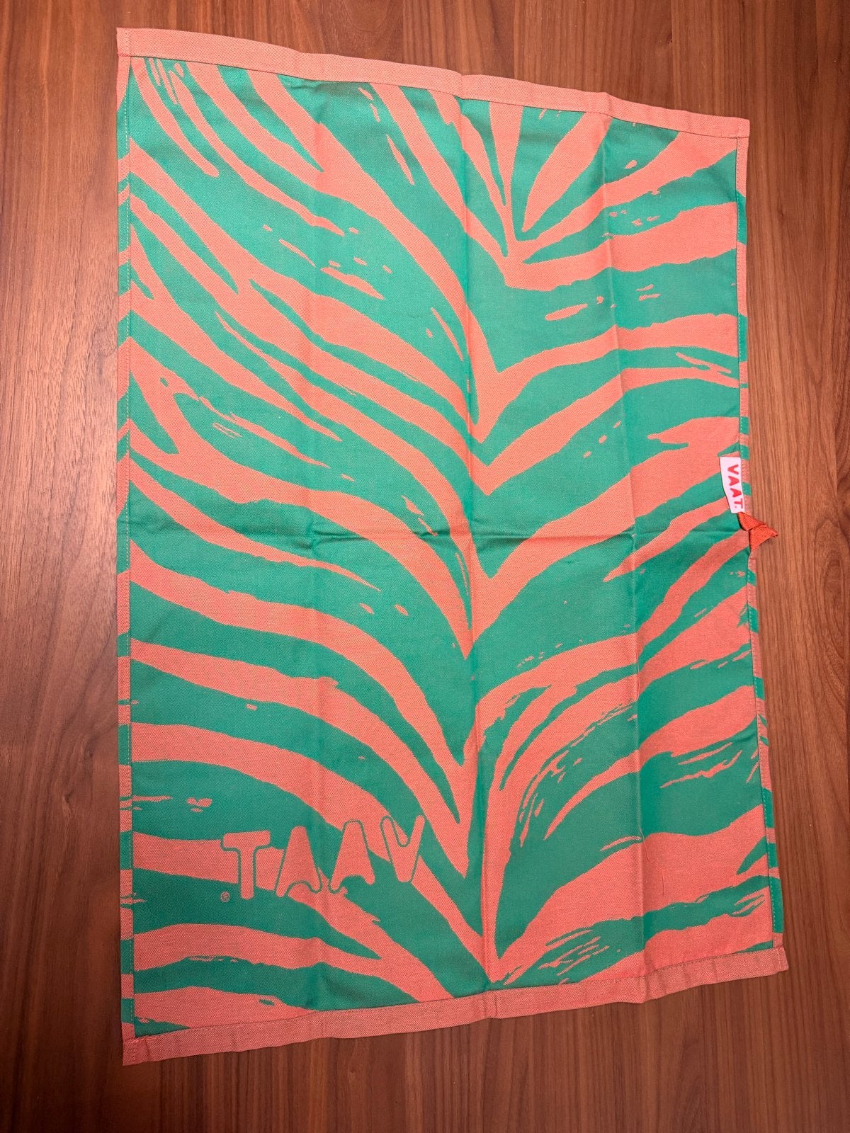 Nieuwe Vaat theedoek - Oranje/Groen gestreept, Ophalen of Verzenden, Nieuw, Meerkleurig, Overige merken
