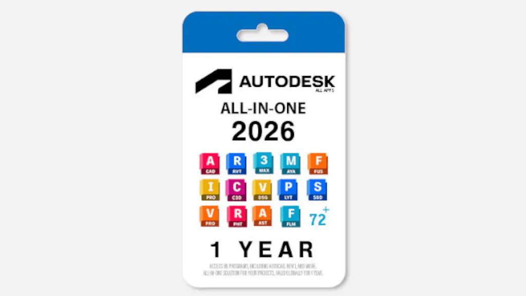 Autodesk Apps Collection 2026 (PC, Mac)(1 User, 1 Year), Boeken, Gezondheid, Dieet en Voeding, Nieuw, Overige typen, Ophalen