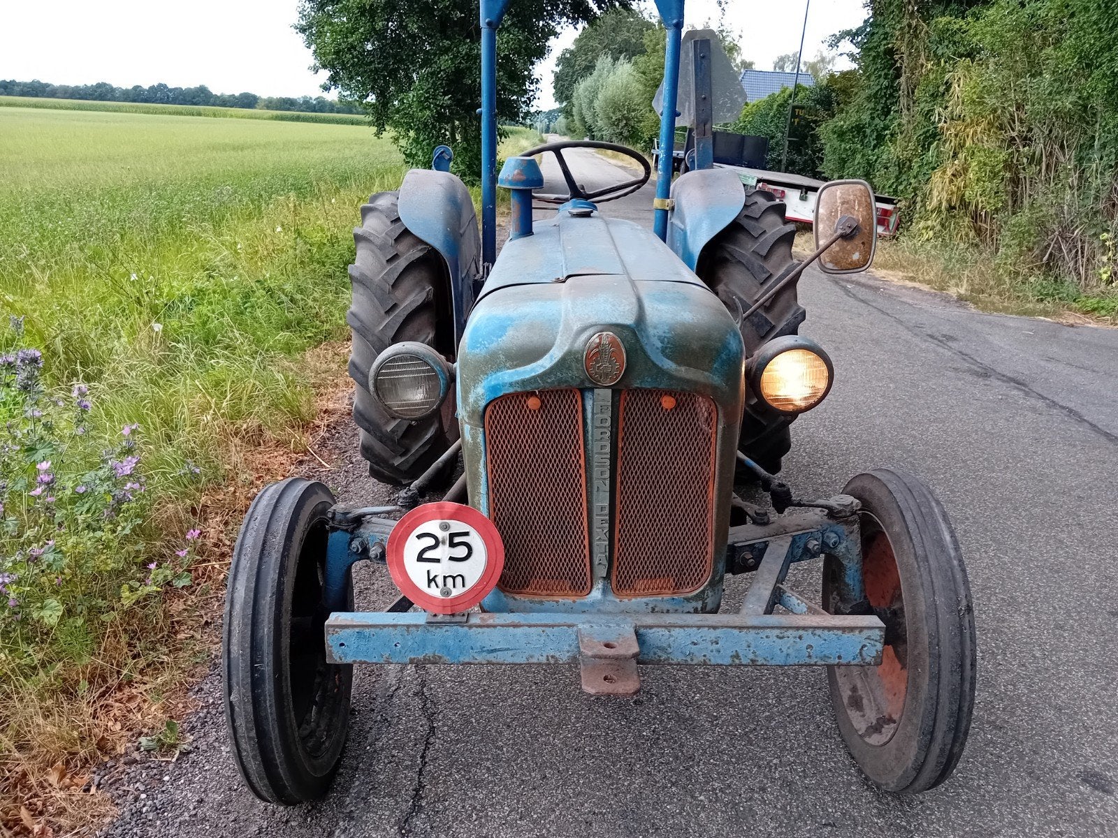 ford dexta met kenteken, Tot 2500, Oldtimer, Ophalen of Verzenden, Ford