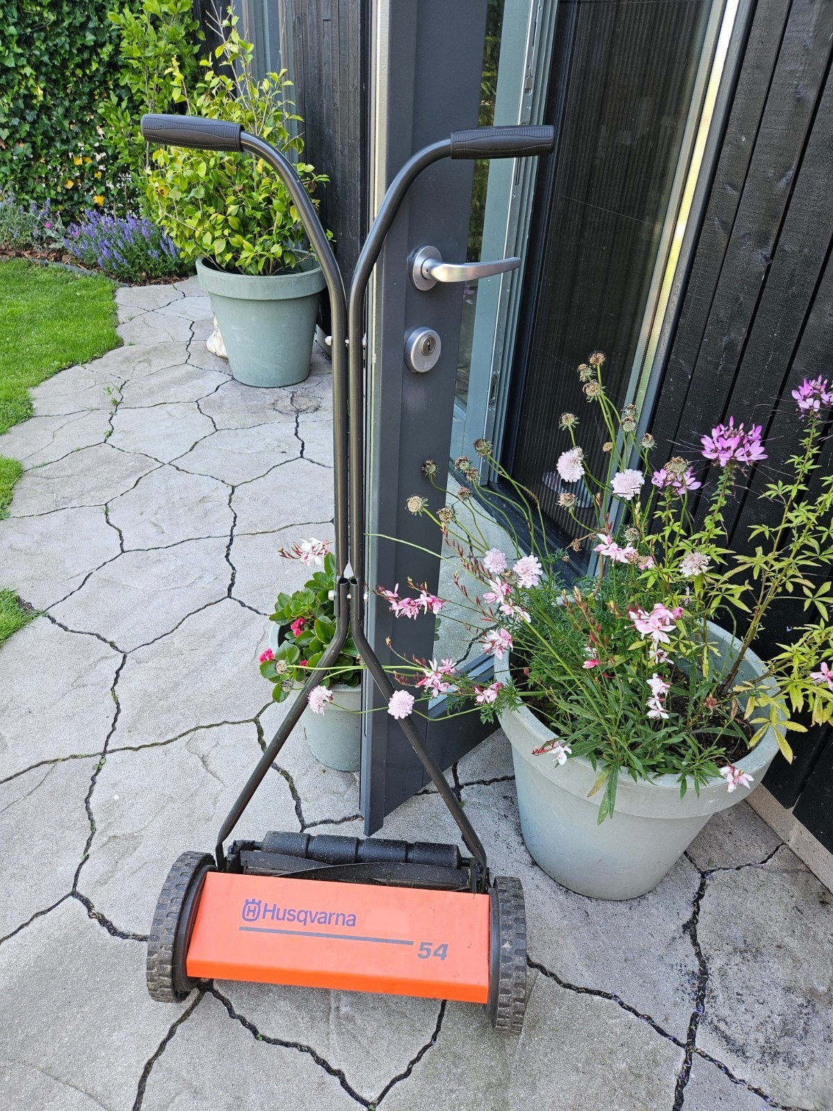 Husqvarna handgrasmaaier 54, Ophalen, Gebruikt, Handgrasmaaier, 40 t/m 49 cm