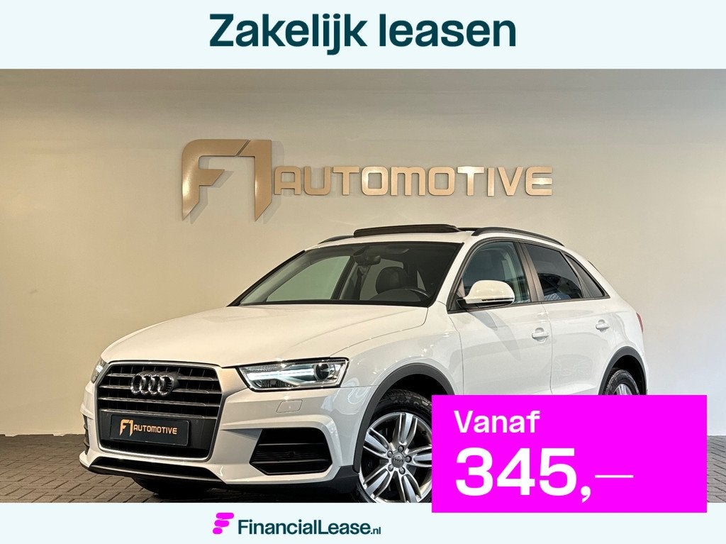 Audi Q3 1.4 TFSI CoD Pano|Keyless|Camera|Sfeer|Stoelverwarmi, 1380 kg, 4 cilinders, 150 pk, Wit