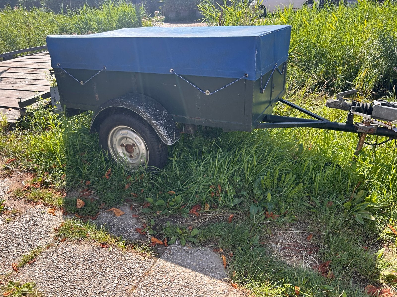 Vakantie kar? Aanhanger?, Ophalen, Gebruikt