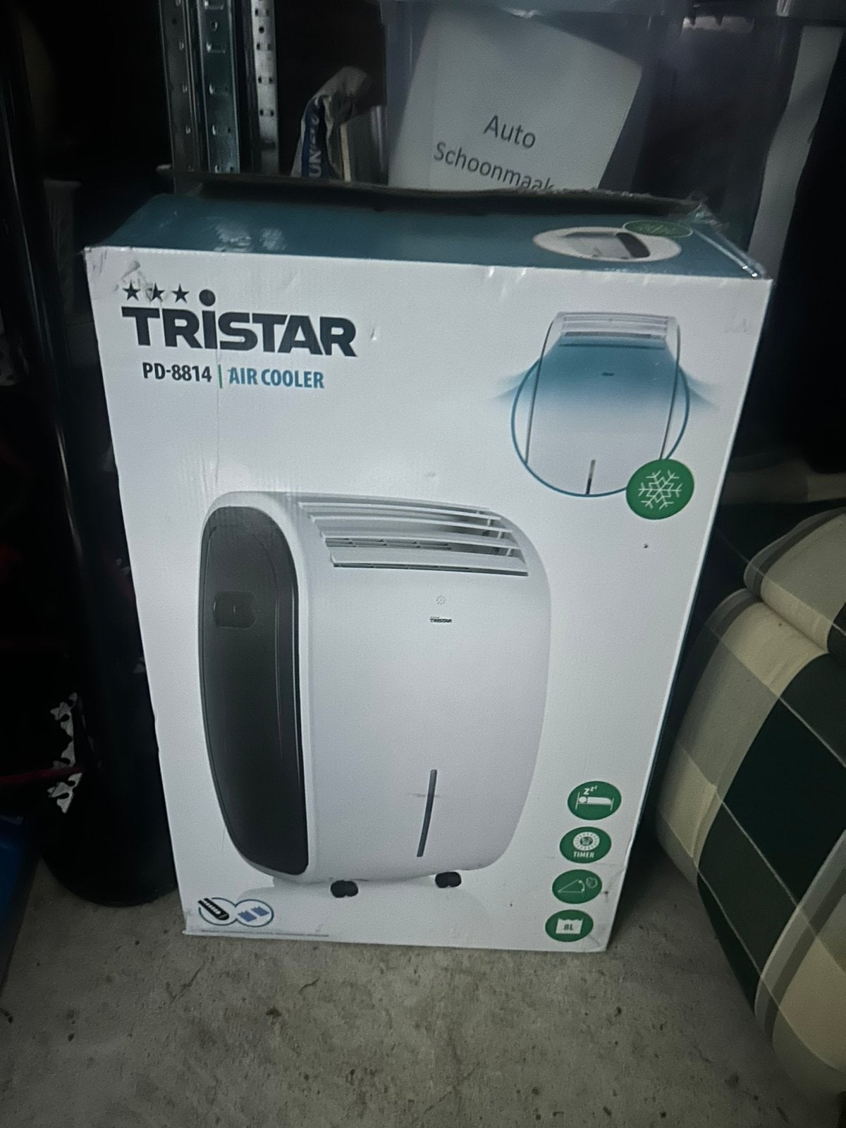 Tristar 8814 air cooler, Ophalen, Minder dan 60 m³, 3 snelheden of meer, Zo goed als nieuw