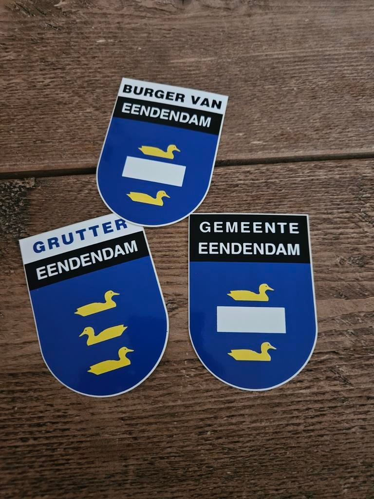 Eendendam stickers, Ophalen of Verzenden, Zo goed als nieuw