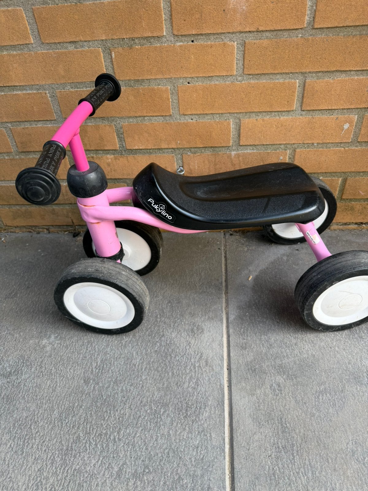 Pukylino puky driewieler loopfiets roze, Ophalen, Zo goed als nieuw