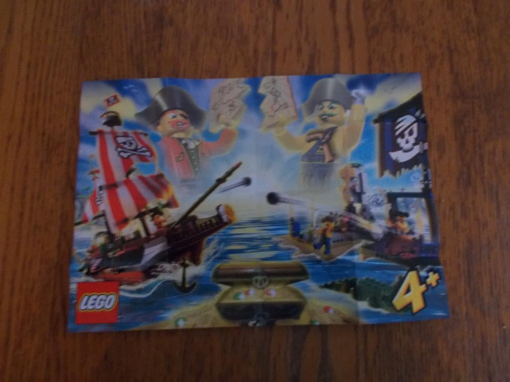 lego folder 2004 piraten, Ophalen of Verzenden, Gebruikt, Lego