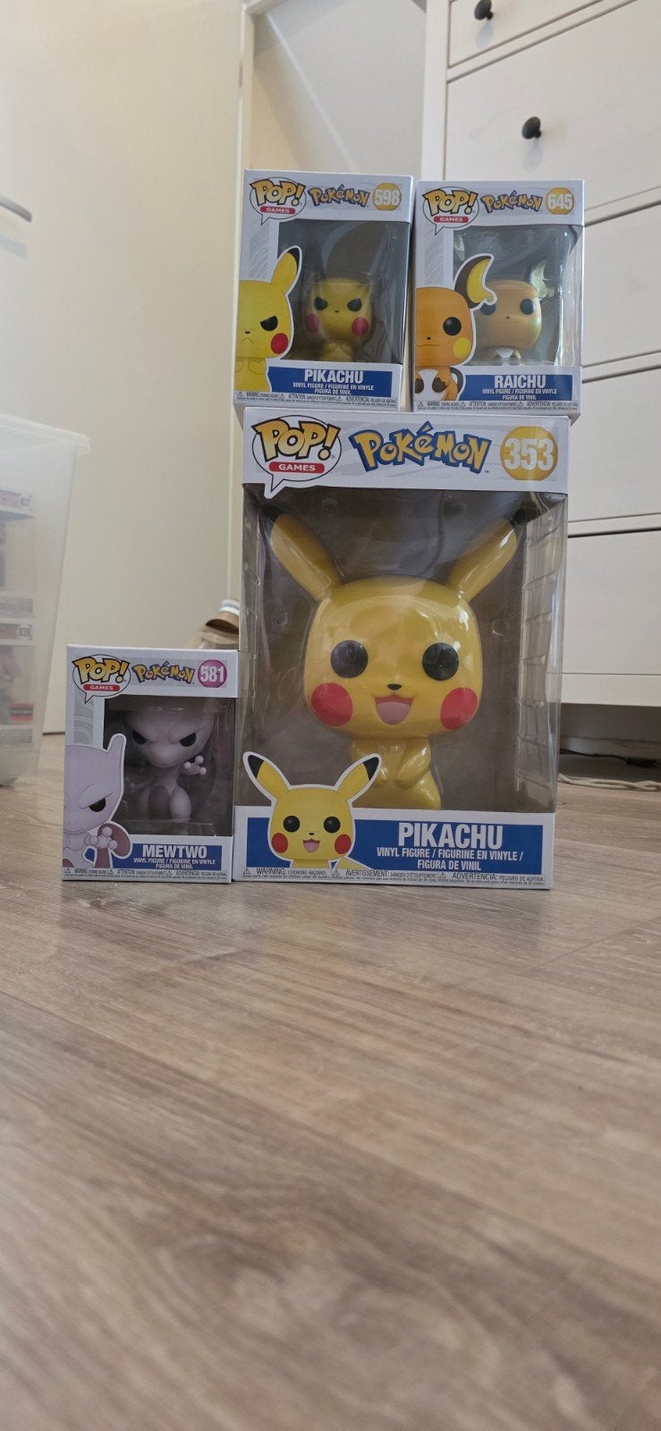Pokémon Funko Pop! Collectie: Pikachu, Raichu, Mewtwo, Verzamelen, Ophalen
