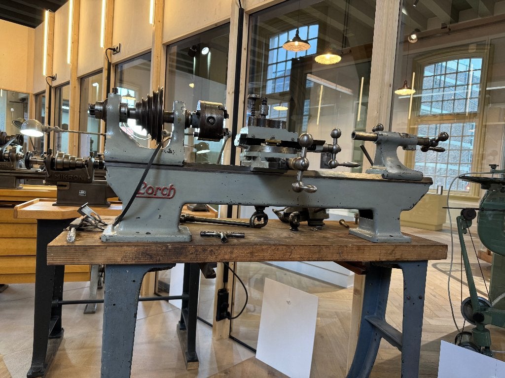 Lorch 120mm draaibank instrumentmaker LLK geserviced, Ophalen, Gebruikt, Metaaldraaibank, 500 tot 1000 mm