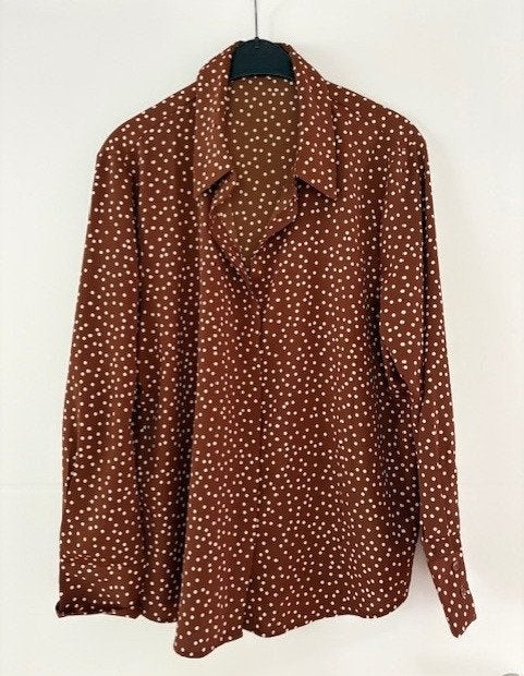 blouse XL Mango, Mango, Bruin, Maat 42/44 (L), Ophalen of Verzenden