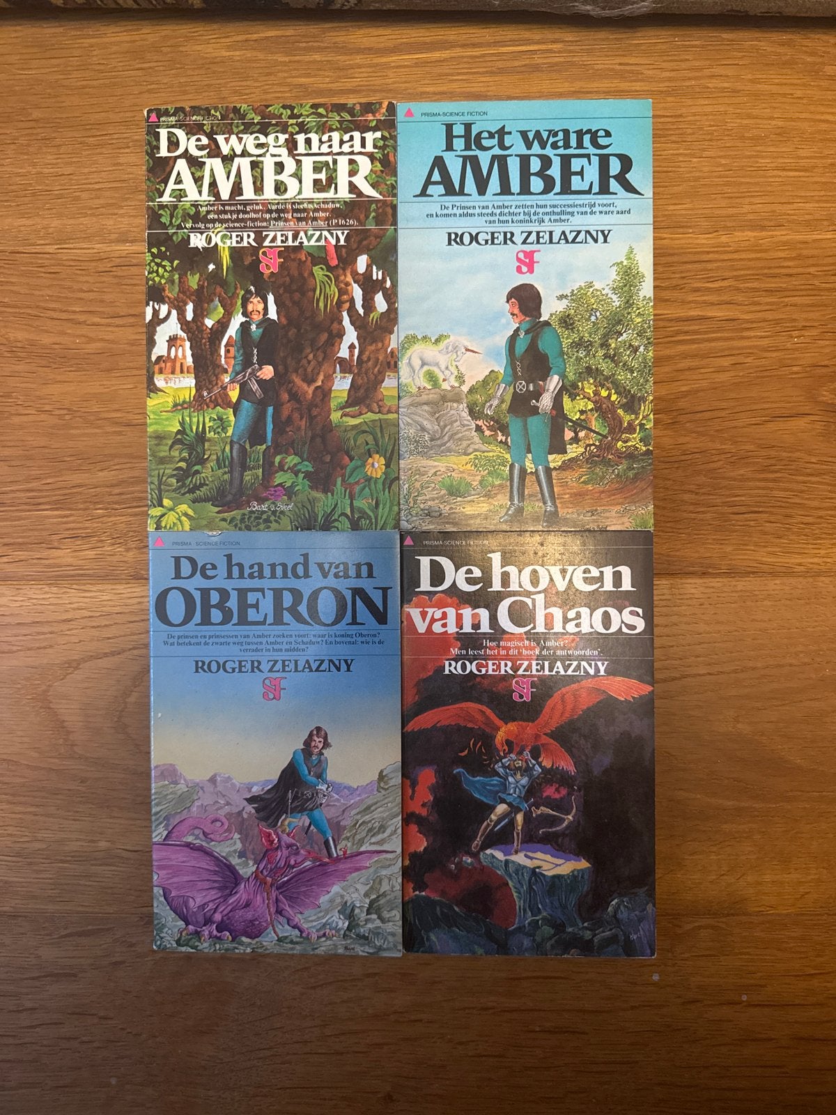 De Kronieken van Amber - Roger Zelazny (4 boeken), Boeken, Ophalen of Verzenden, Gelezen