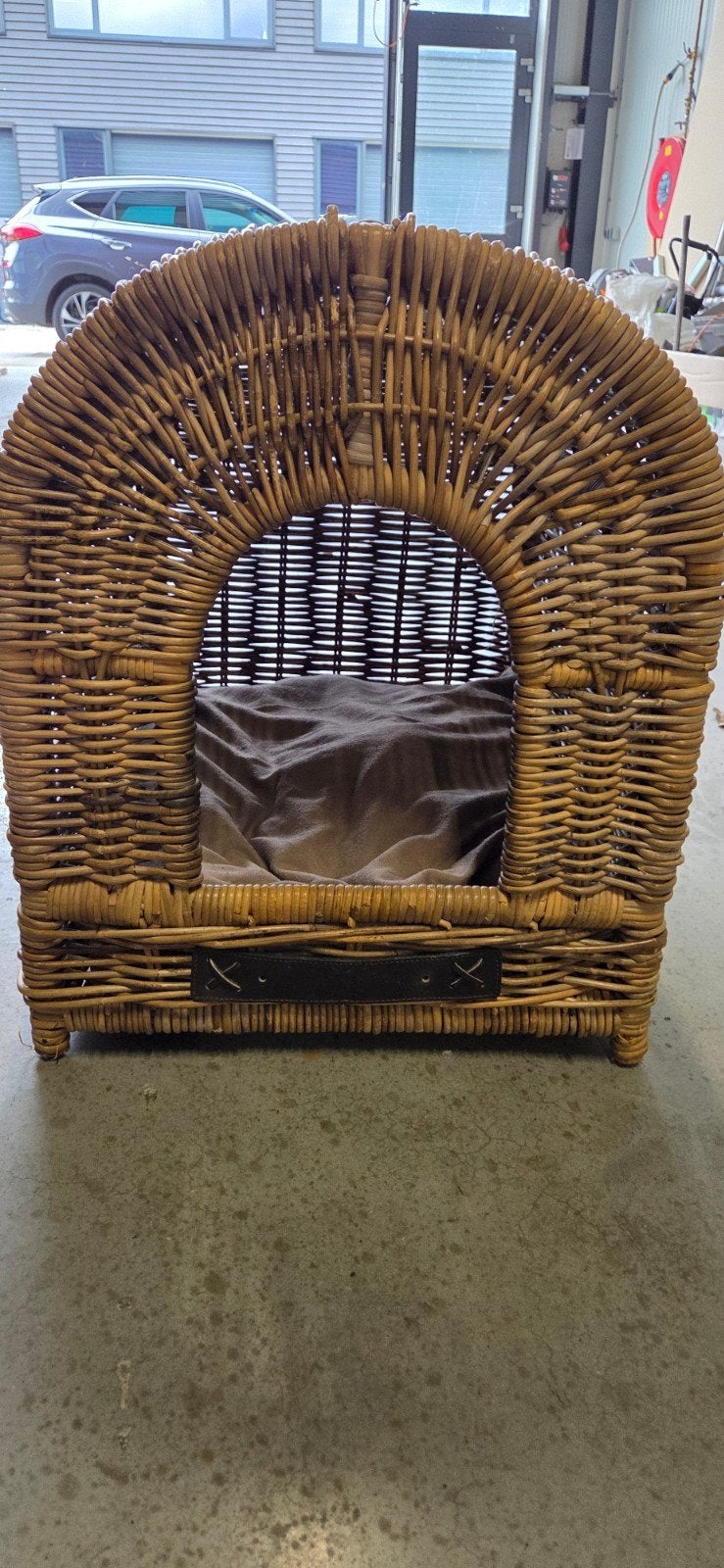Happy House rieten mand, Dieren en Toebehoren, Ophalen, Zo goed als nieuw, Riet