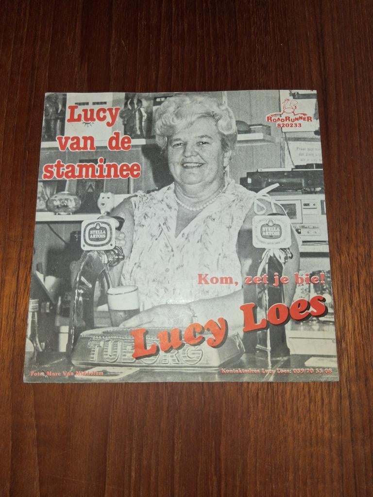 Lucy Loes - Lucy van de Staminee (Single), Gebruikt, 7 inch, Ophalen of Verzenden, Nederlandstalig