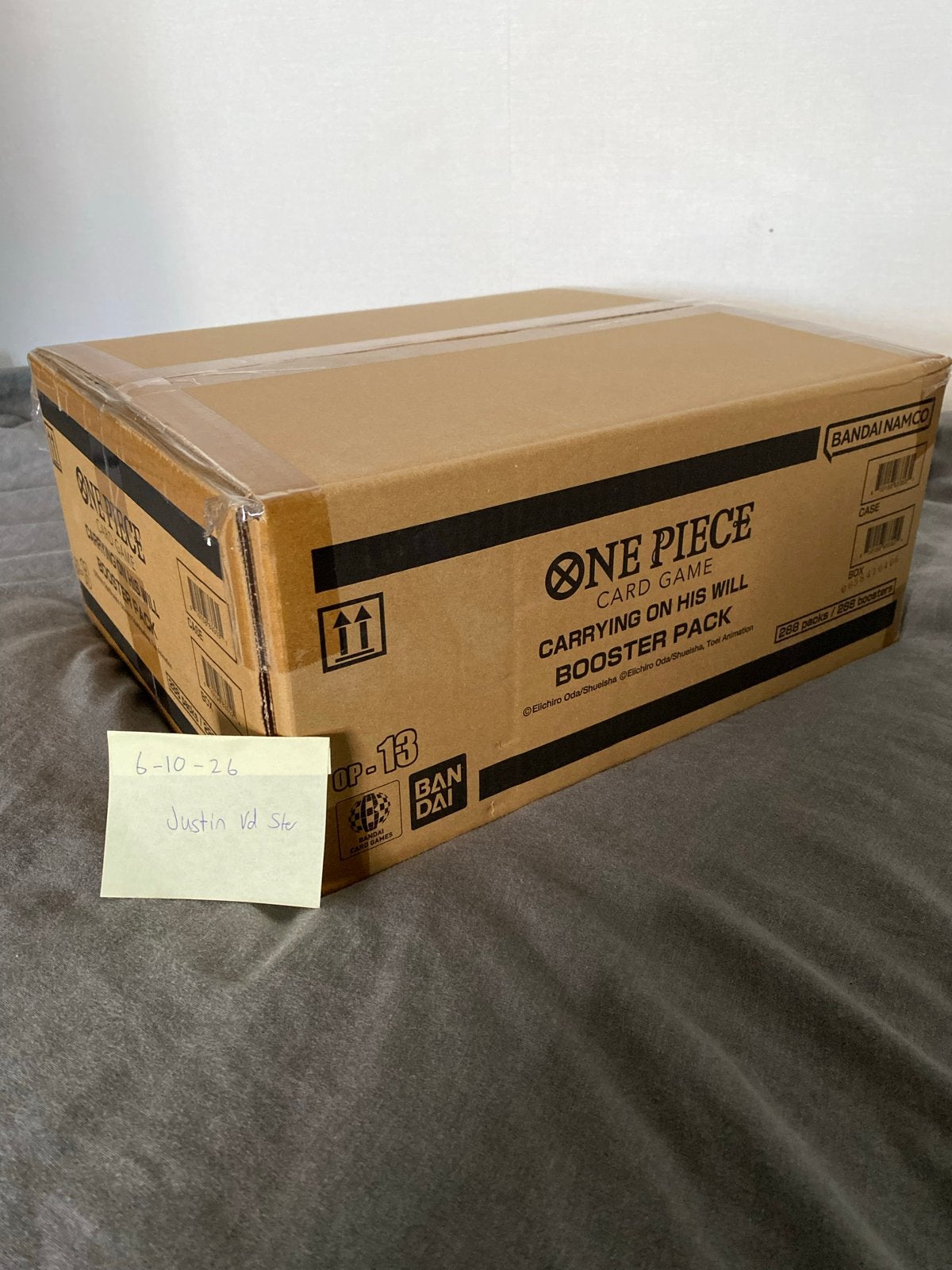One Piece Case - Carrying On His Will OP13 (open voor trade), Ophalen, Nieuw, Boosterbox