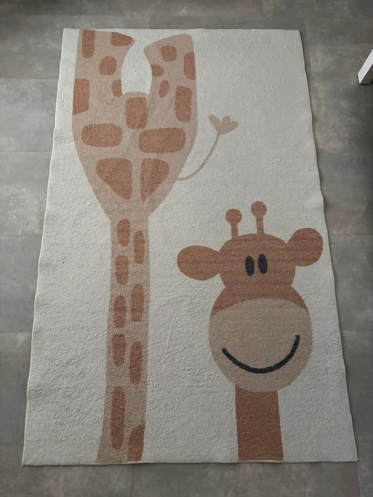 Giraffe tapijt kinderkamer, Ophalen, Zo goed als nieuw, Overige typen