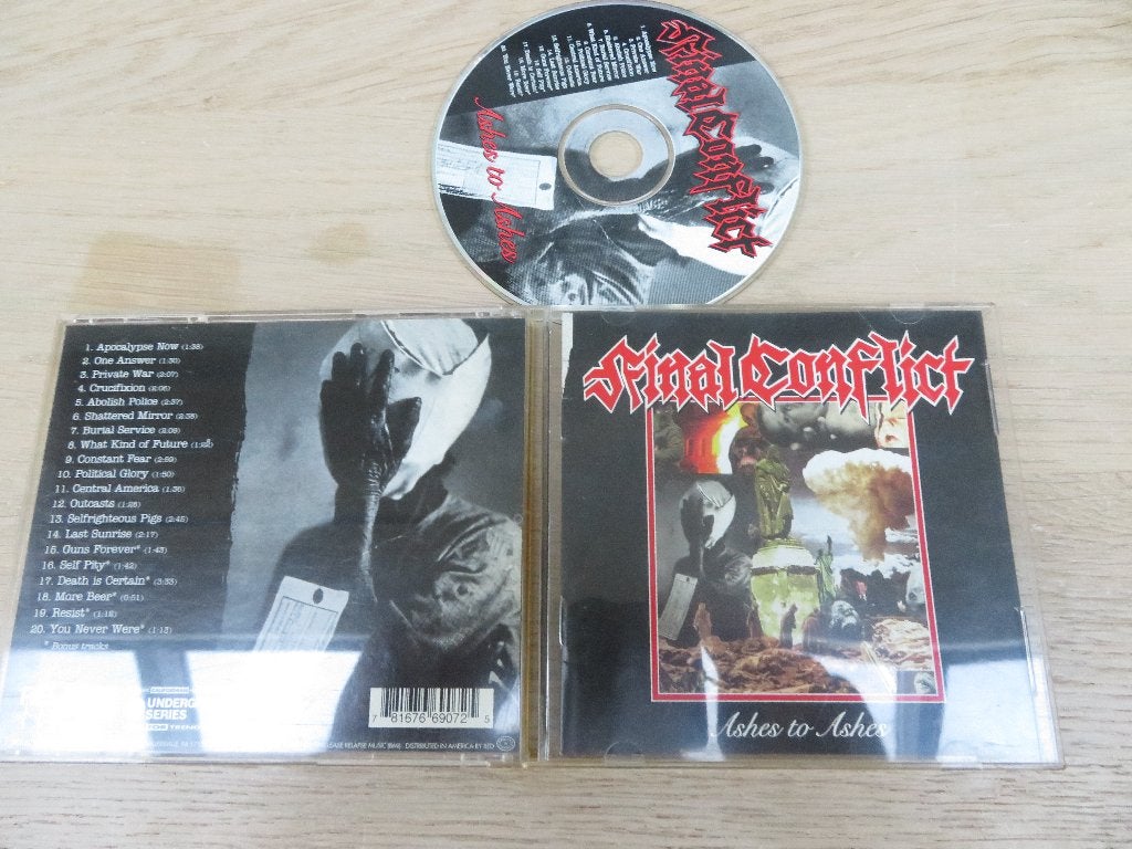 Final Conflict – Ashes To Ashes, Ophalen of Verzenden, Gebruikt, Hardcore