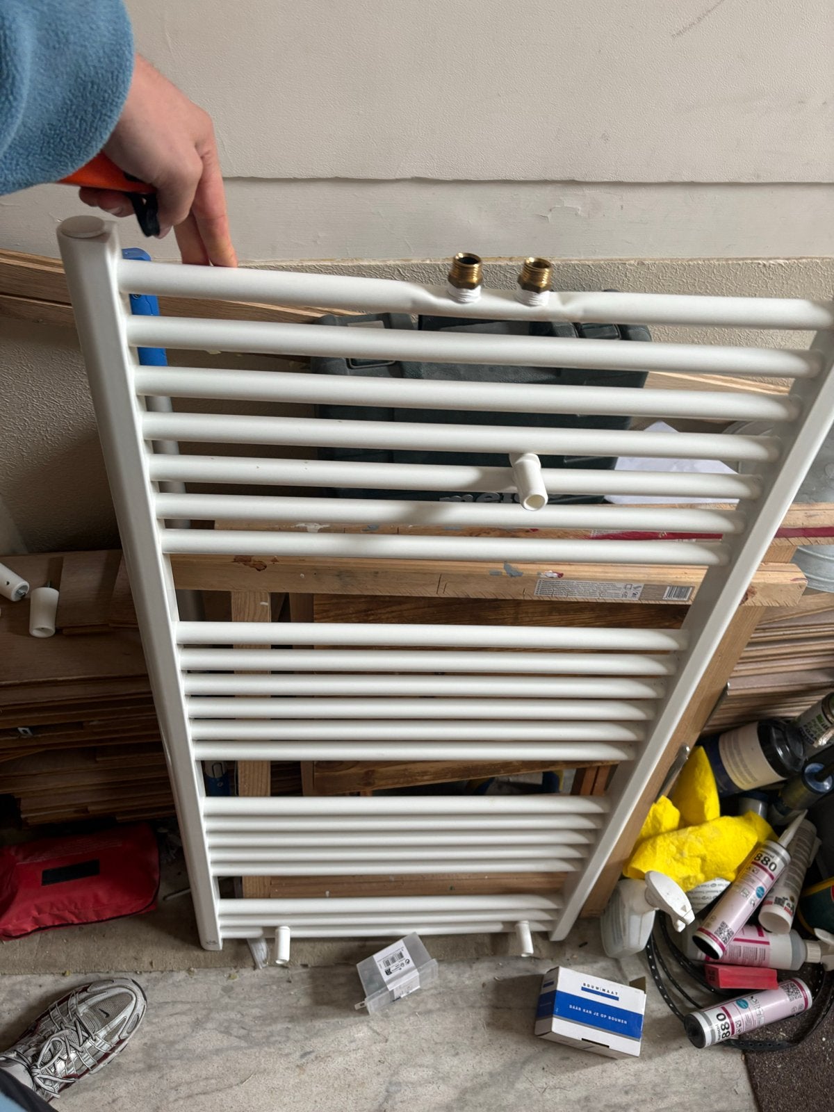 Badkamer handdoeken warmer 117x60, Ophalen, Radiator, Zo goed als nieuw, 60 tot 150 cm