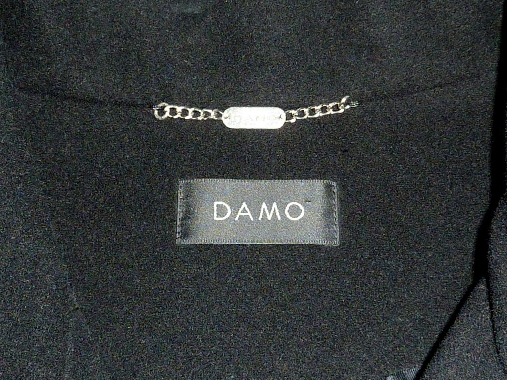 Damo wollen mantel – maat 40, Maat 38/40 (M), Zwart, Ophalen of Verzenden, Zo goed als nieuw