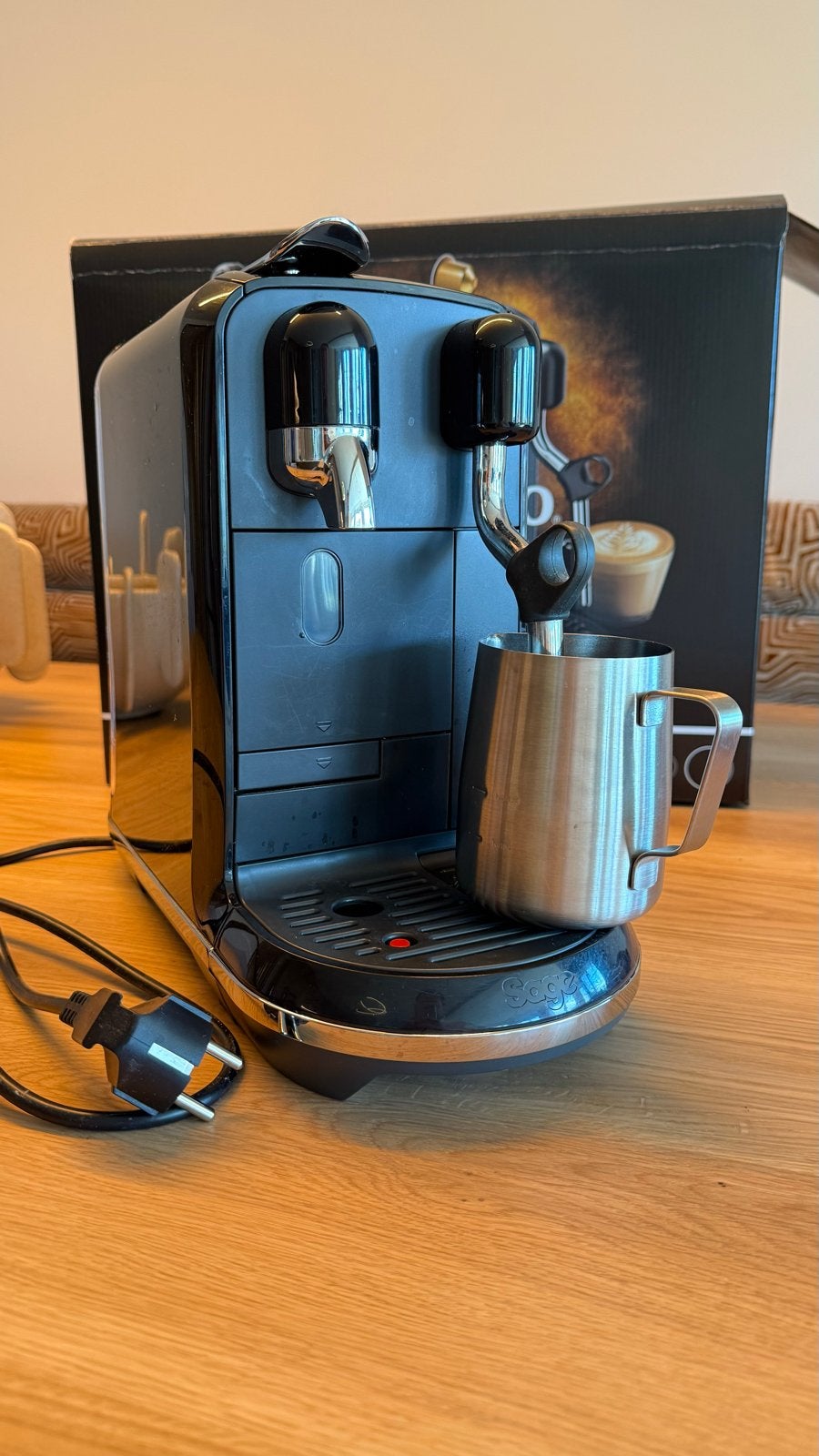 Sage Creatista Uno Nespresso - LEES BESCHRIJVING, Koffiepads en cups, Gebruikt, Koffiemachine, Ophalen of Verzenden