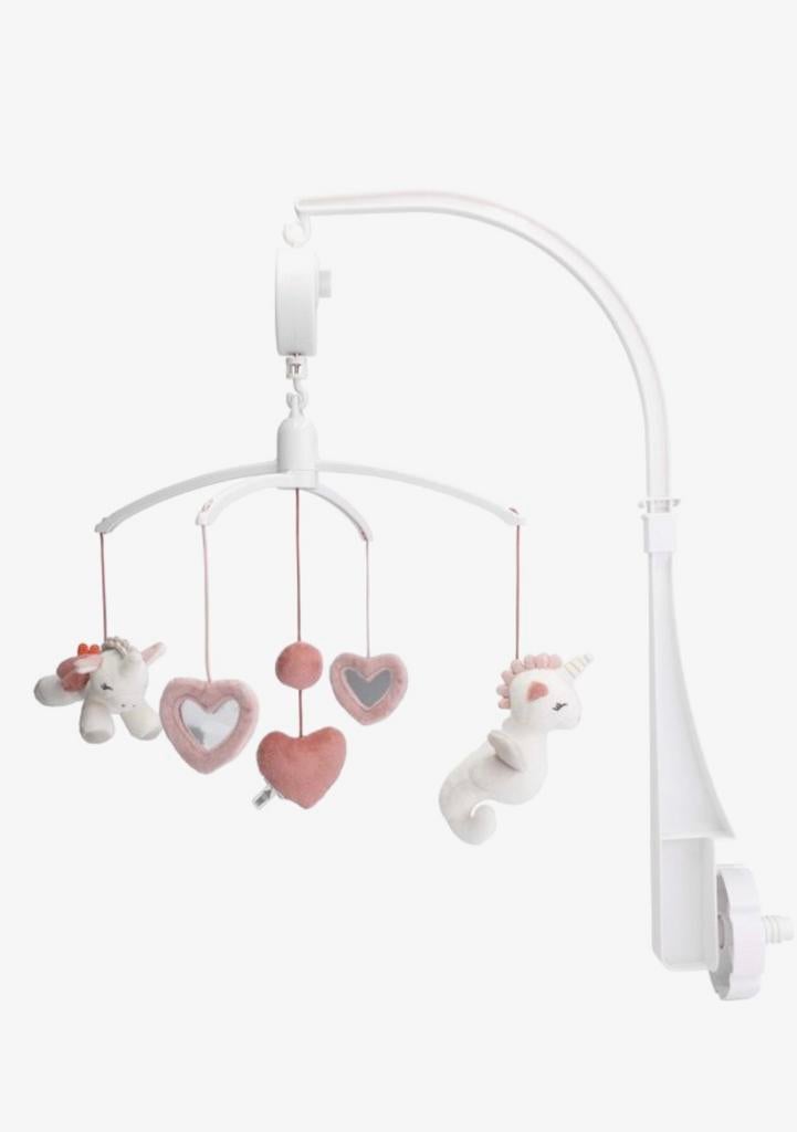 Muziekmobiel meisjes box prenatal unicorn fairytail roze, Ophalen of Verzenden, Zo goed als nieuw