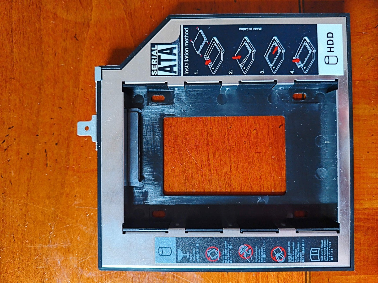 HDD Caddy SATA voor Laptop - Voeg een extra schijf toe, Intern, Gebruikt, Onbekend, 2.5 inch (voor HDD/SSD)