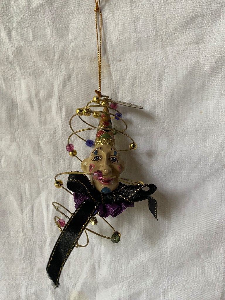 Kerst decoratie Wayne Kleski Katherine’s collection Jester, Gebruikt, Onbekend, Ophalen of Verzenden, Onbekend