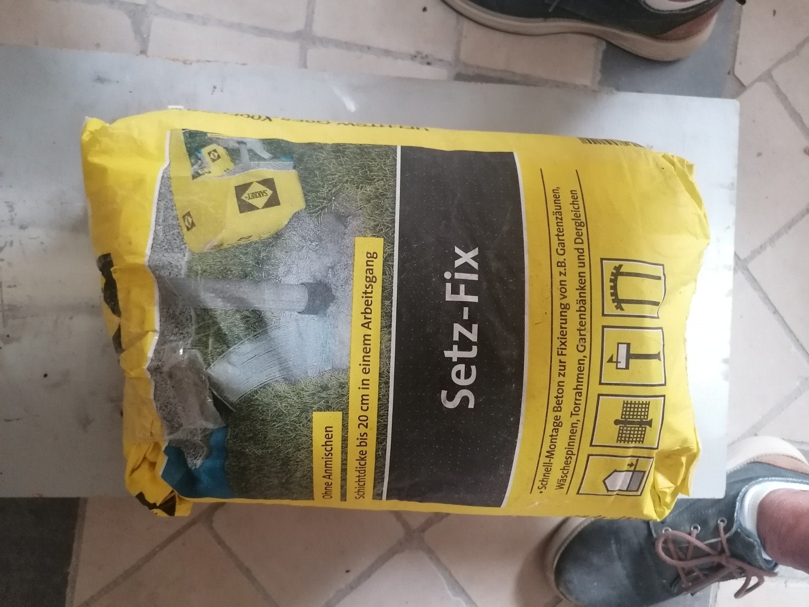 Setz-Fix Snelmontage Beton voor diverse bevestigingen, Ophalen of Verzenden, Nieuw