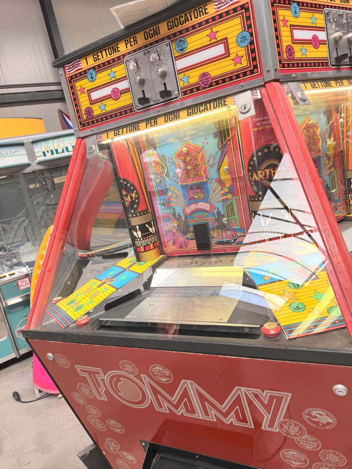 Tommy Coin Pusher - Compleet met alles erop en eraan, Ophalen of Verzenden, Gebruikt