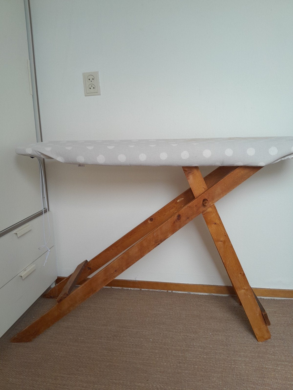 Houten strijkplank, vintage, Ophalen, Gebruikt