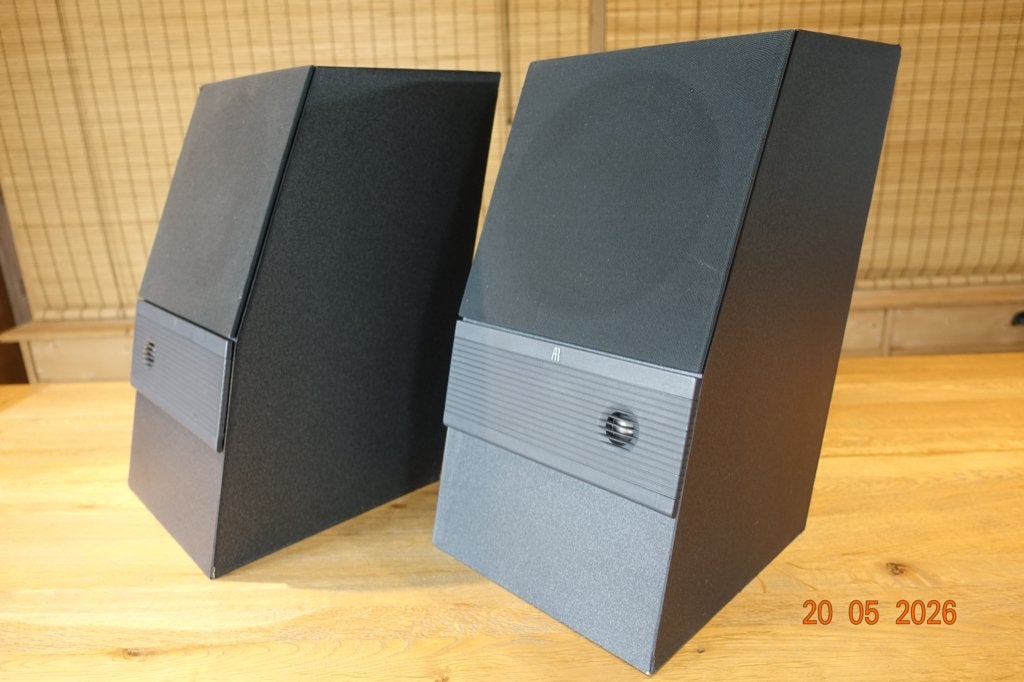 Acoustic Research (AR) M2 speakers uitde 90's in goede staat, Stereo speakers, Gebruikt, 60 tot 120 watt, Ophalen