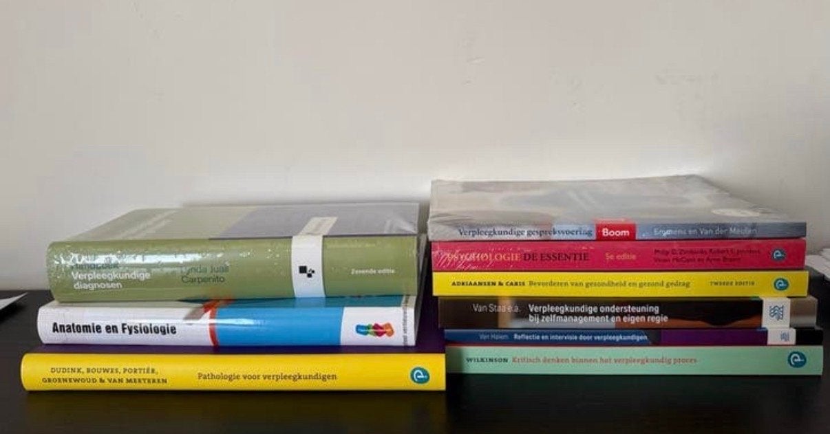 HBO Verpleegkunde boekenpakket/ Hogeschool Rotterdam, Boeken, Studieboeken en Cursussen, Ophalen of Verzenden, Alpha, Nieuw, HBO