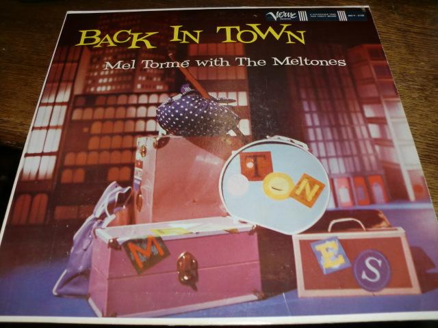   Mel Tormé /The Meltones  Back In Town Verve   LP  US  1960, Gebruikt, Ophalen of Verzenden, 1940 tot 1960, 12 inch