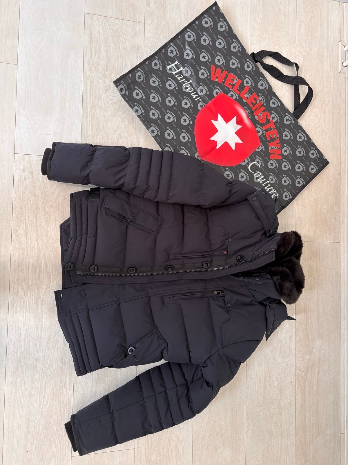 Wellensteyn winterjas, Ophalen, Zo goed als nieuw, Maat 48/50 (M), Blauw