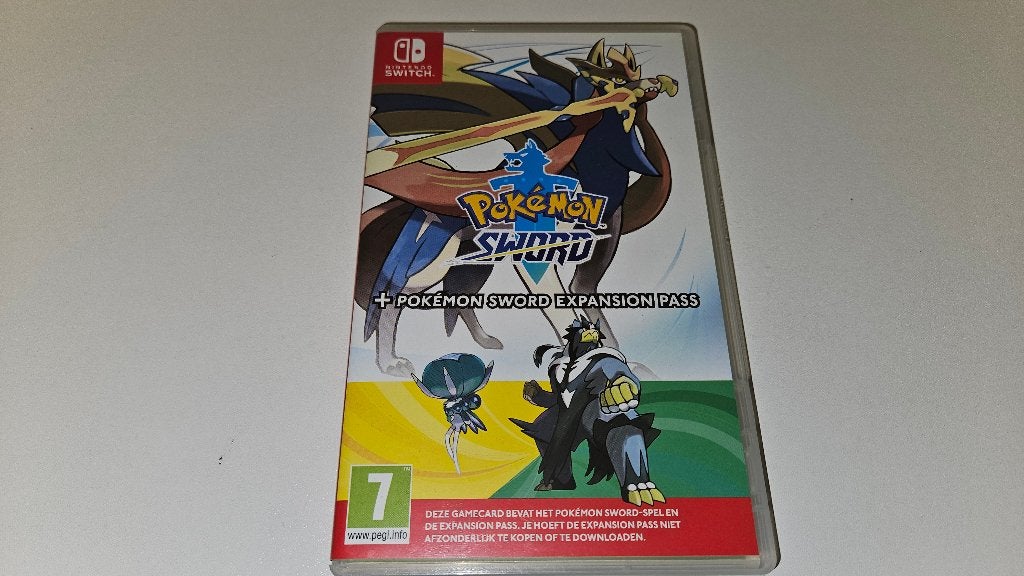 Pokemon Sword, Expansion Pass - Nintendo Switch 1, 2 Game, Gebruikt, Verzenden, 1 speler, Role Playing Game (Rpg)