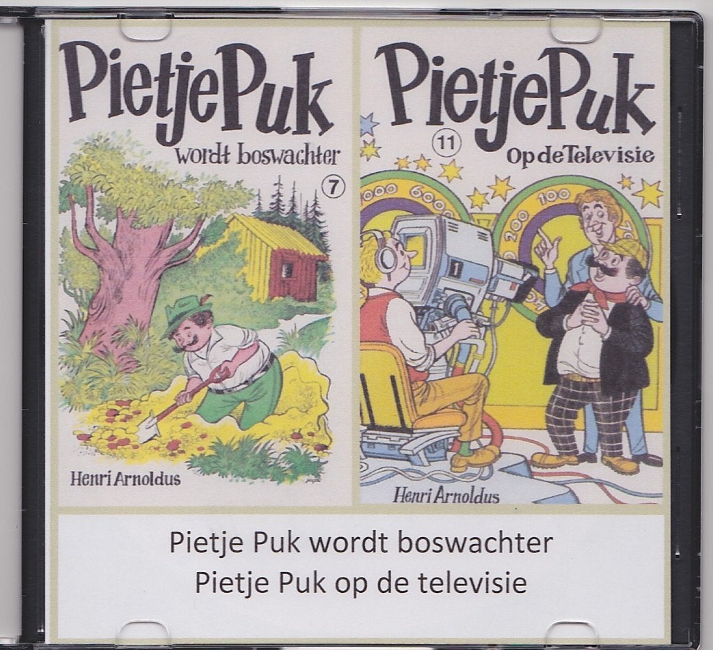 Cd Pietje Puk wordt boswachter 7 en Pietje Puk op de TV 11, Ophalen, Zo goed als nieuw, Verhaal of Sprookje