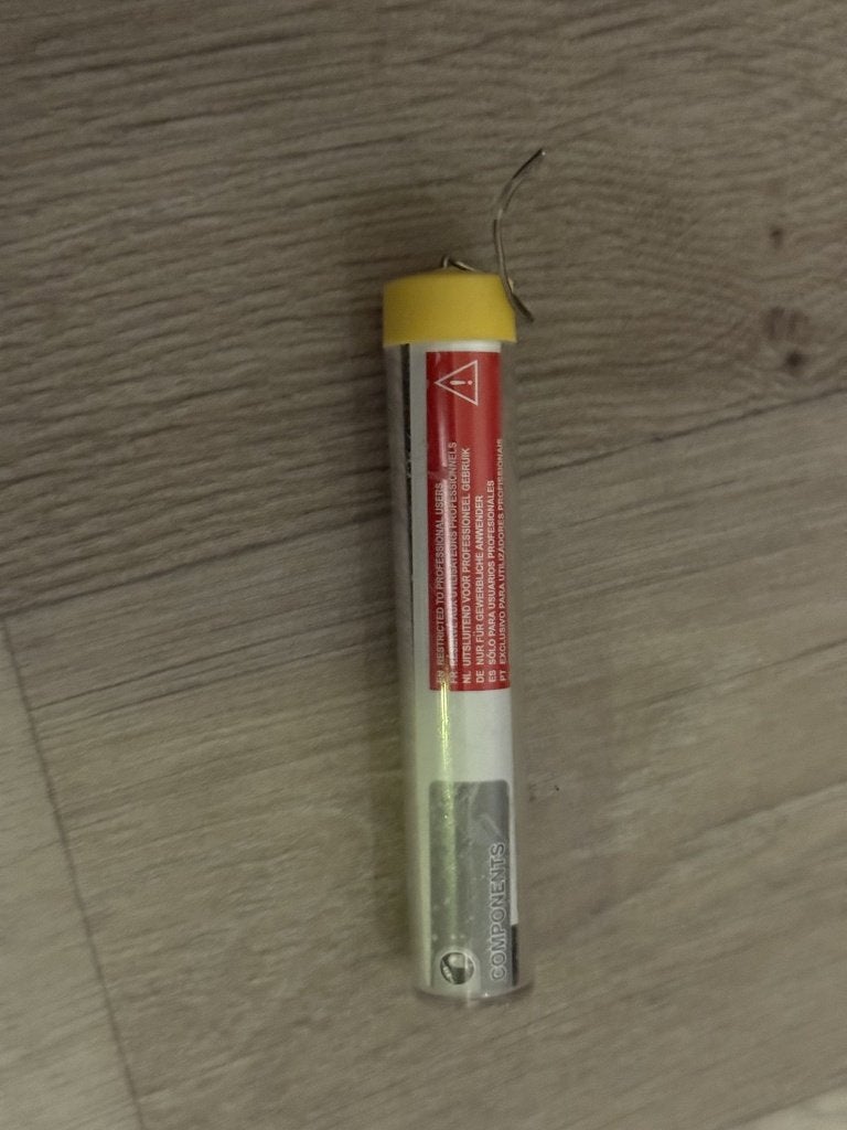 Soldeertin in buisje - soldeerdraad voor elektronica, Ophalen of Verzenden, Gebruikt