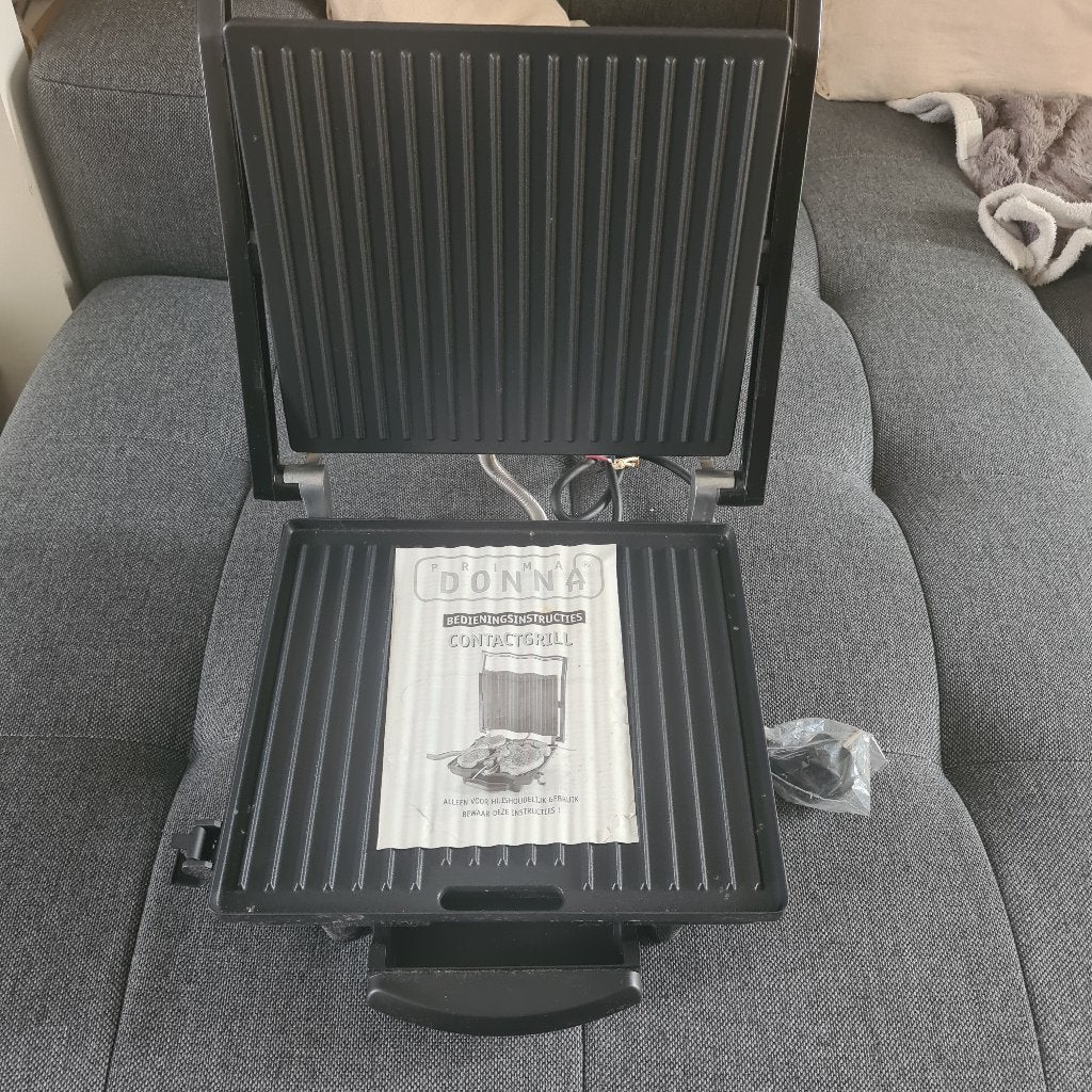 Prima donna contact grill, Witgoed en Apparatuur, Ophalen, Zo goed als nieuw