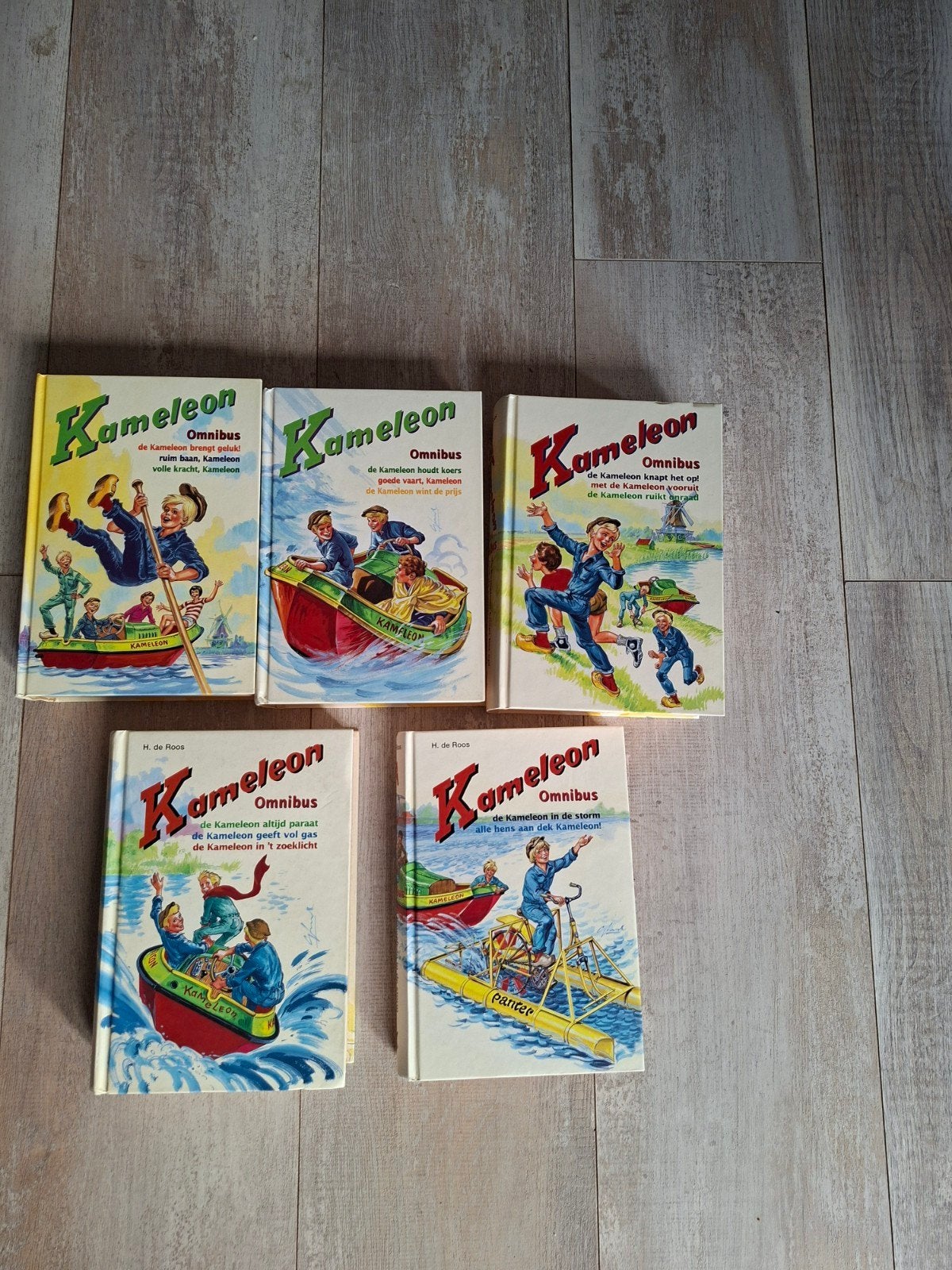 5 Kameleon Omnibus boeken - Urenlang leesplezier!, Ophalen of Verzenden, Gelezen, H. de Roos, Fictie algemeen
