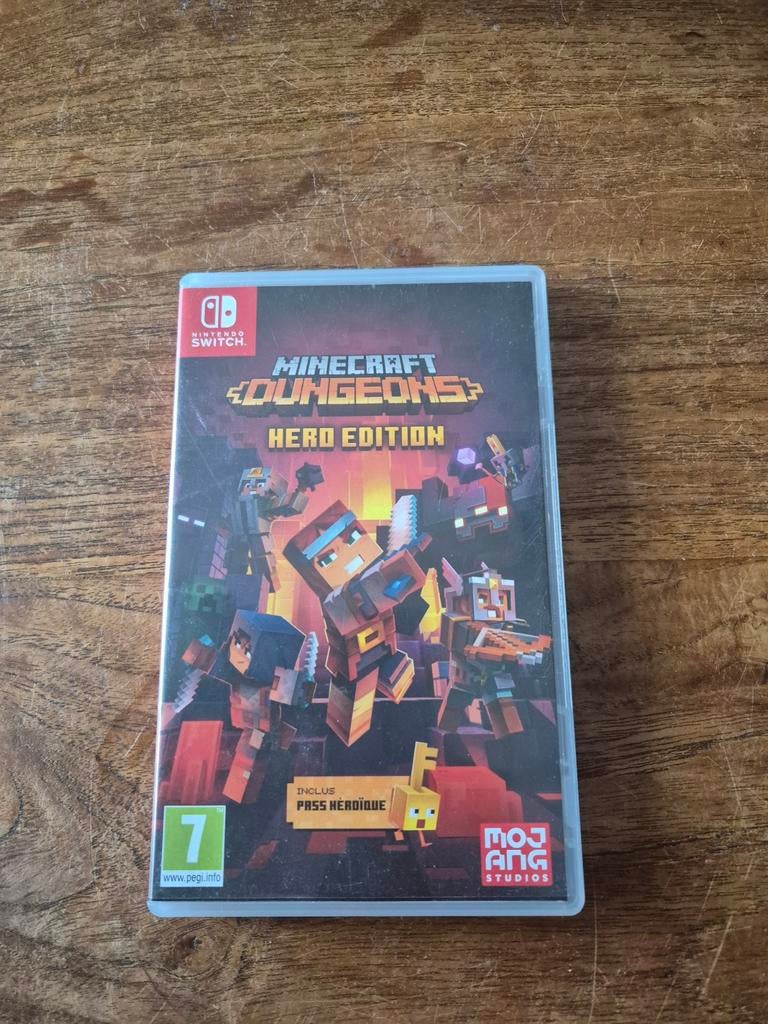 Minecraft Dungeons., Spelcomputers en Games, Games | Nintendo Switch, Zo goed als nieuw, Avontuur en Actie, 3 spelers of meer