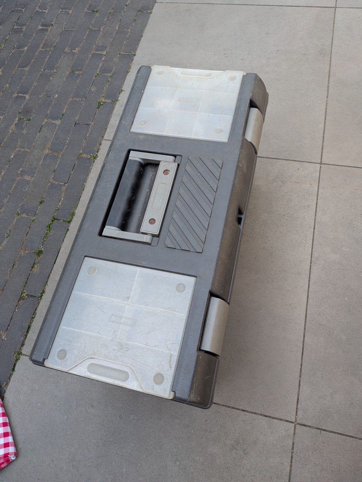 Grote viskoffer met inhoud, Ophalen, Gebruikt, Koffer of Tas