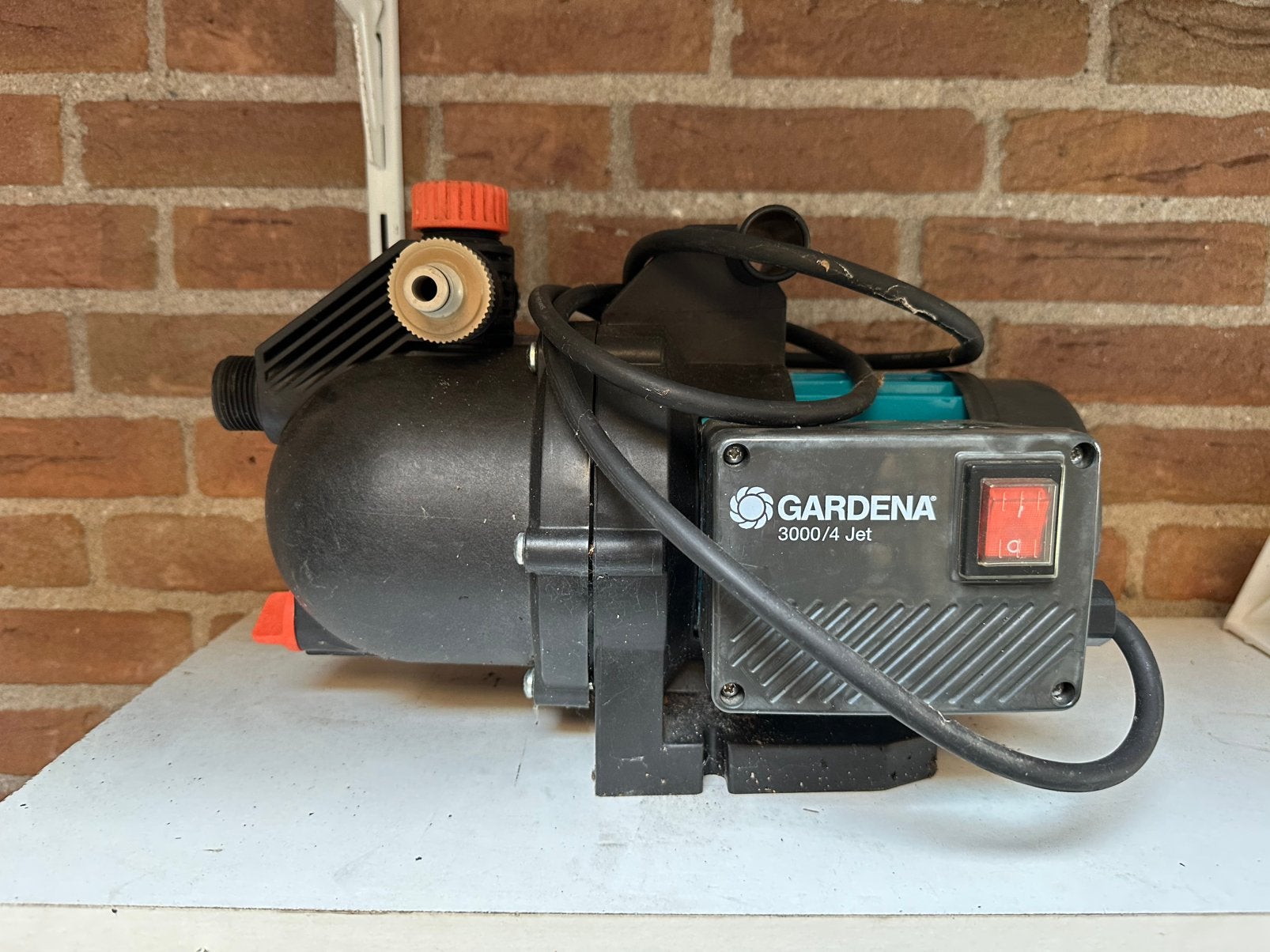 Gardena waterpomp, Ophalen, Gebruikt