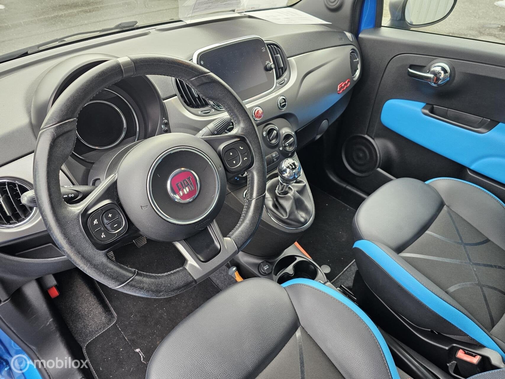 Fiat 500 0.9 TwinAir Turbo Sport I Navi I Elektr.-pakket I N, Auto's, Voorwielaandrijving, Gebruikt, 905 kg, Bedrijf